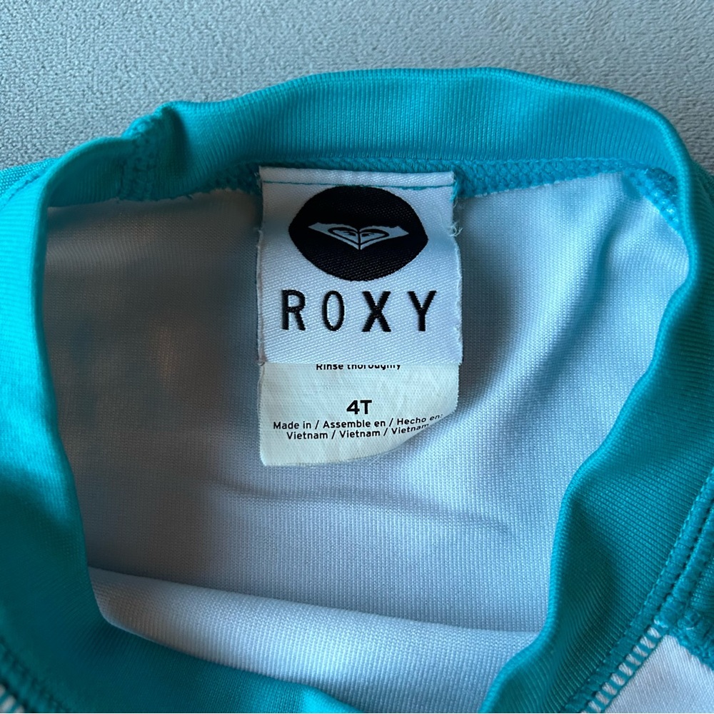 Roxy ~ Rashguard ~ Girls Size 4T - Picture 5 of 8